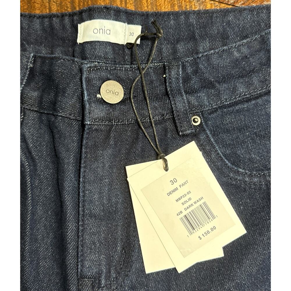 Onia Denim Solid Dark Wash Jeans Size 30